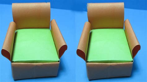 How To Make Origami Sofapaper Sofa Making Instructions Step By Step
