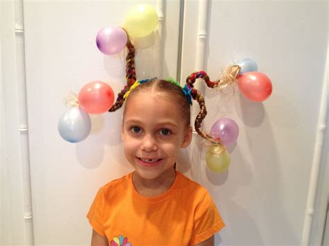 Crazy Hair For Kids Crazy Hair Day At School Crazy Hair Days Lil