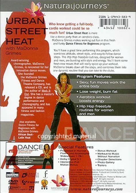 Dance Fitness For Beginners With Madonna Grimes Urban Street Heat Dvd