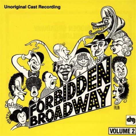 Jp Forbidden Broadway Unoriginal Cast Recording Volume 2
