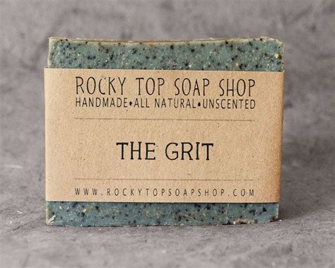 The Grit Scrub Soap Exfoliating Soap Bar Hand Soap Cold Process