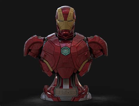 Archivo STL Busto De Iron ManModelo Para Descargar Y Imprimir En 3DCults