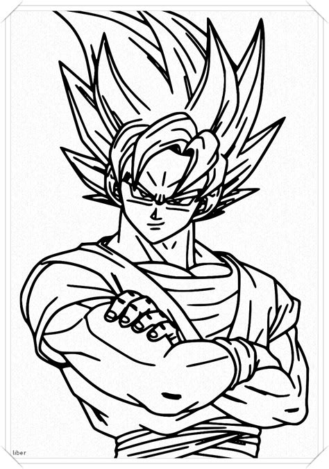 Para Colorear Goku Black Dibujo Imágenes