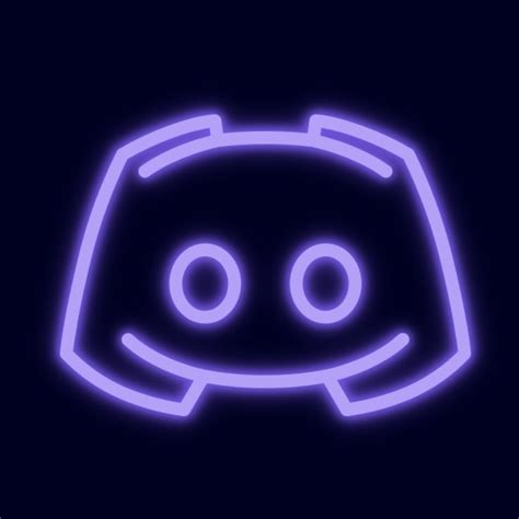 Discord Neon Icon Wallpaper Iphone Neon App Icon Design Purple