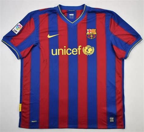 2009 10 Fc Barcelona Shirt Xxl Football Soccer European Clubs