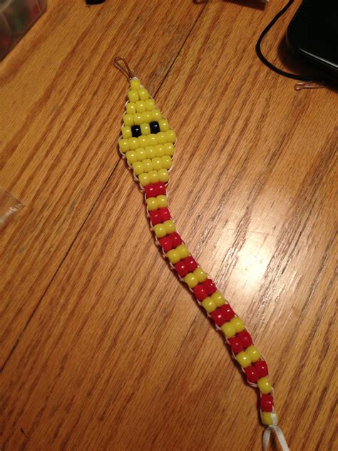 Snake Pony Beads Pony Bead Patterns Bead Embroidery Patterns Beading