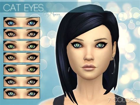 7 Non Default Eyecolors Found In Tsr Category Sims 4 Eye Colors