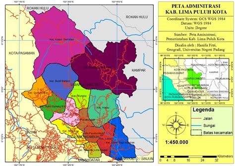 Peta Administrasi Kota Bogor