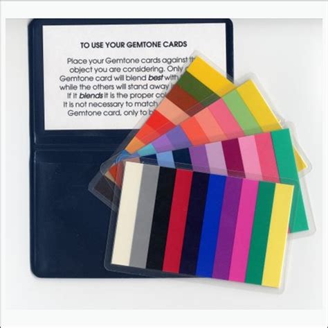 Gemtone Color Card Set Colortools