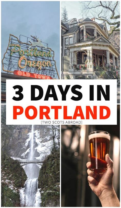 Portland Itinerary What Do In 3 Days Oregon Portland Travel Guide