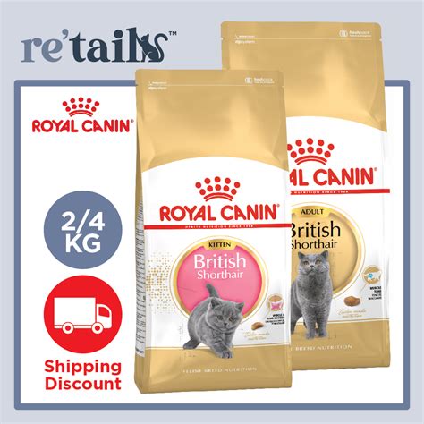Royal Canin British Shorthair Kitten Adult 2kg 4kg Original Pack