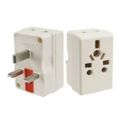 White 13a Flat 3 Pin Plug Fused For Commercial At Rs 100piece In