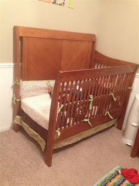 I am touched out by the end of the day and i need a. Turn an old crib into a toddler bed | DIY projects for ...