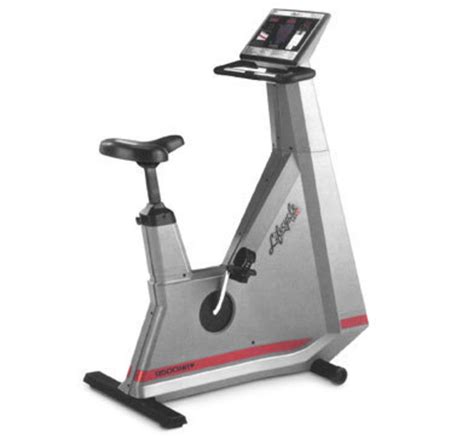 Life Fitness Lifecycle C1 Upright Exercise Bike With Go Console