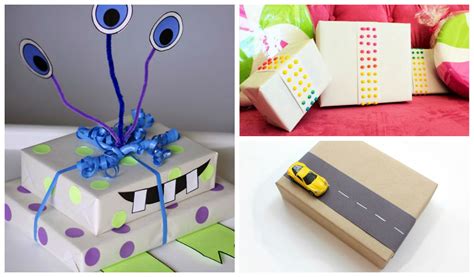 Birthday gift wrapping ideas for kids. 25 Cute DIY Gift Wrapping Ideas for Kids