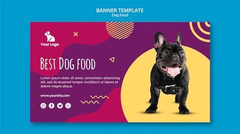 Free Psd Banner Template Dog Food