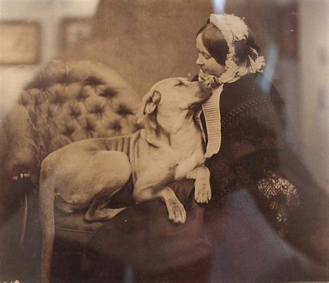 The Queen Empress Victoria With One Of Her Pets Vintage Dog Retro