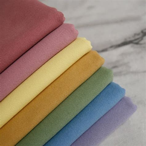 Washed 100 Cotton Fabric Solid Color Cotton Fabric Thick Etsy