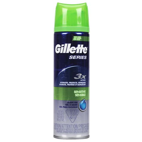 Gillette Series Shave Gel Sensitive Skin 198g London Drugs