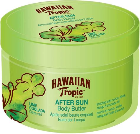 Hawaiian Tropic Lime Coolada After Sun Body Butter Cream By Hawaiian