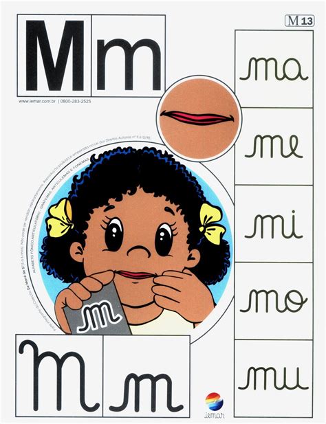 Fonema M Educational Activities For Kids Preschool Learning