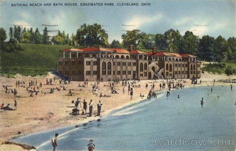 Bathing Beach And Bath House Edgewater Park Cleveland Oh
