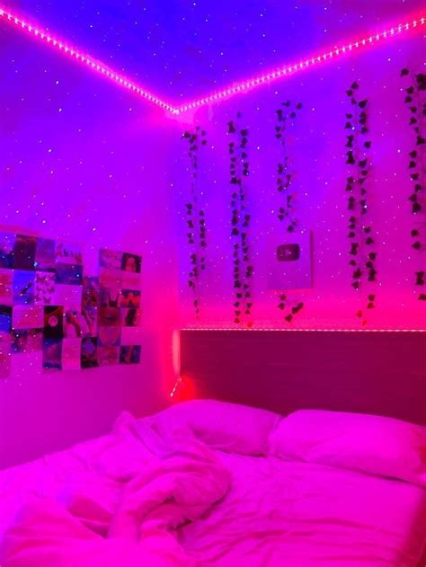 pink and purple vsco y and vibey neon room inspos👀 💗 neon room room ideas bedroom room