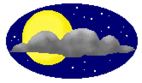 Moon And Clouds Clipart Clipart Suggest