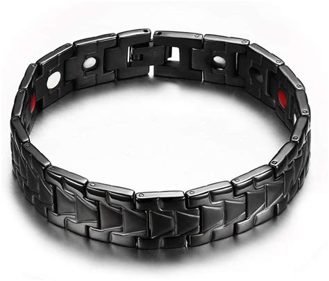 Jpdp Mens Magnetic Bracelet Health Stainless Steel Magnetic Bracelet