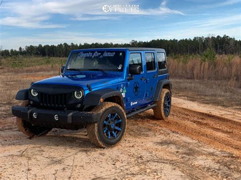 2016 Jeep Wrangler Jk With 17x9 12 Anthem Off Road Defender And 245 75r17 Treadwright All