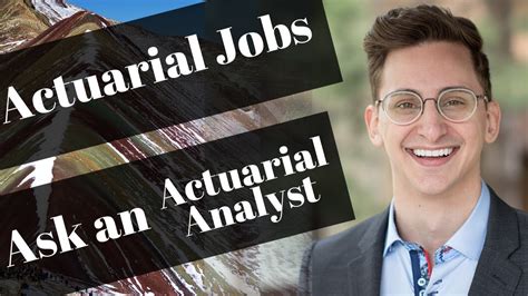 Actuarial JobsAsk An Actuarial Analyst Ep 1 YouTube