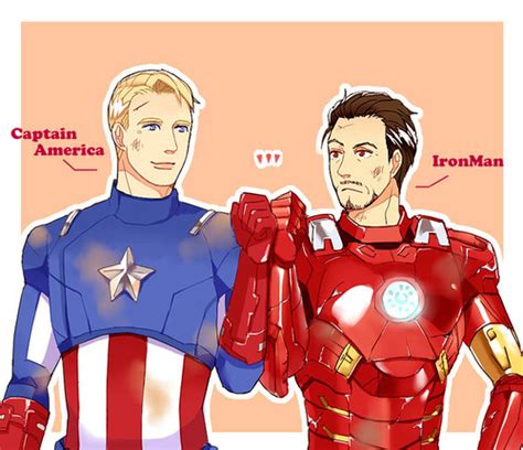 Captain America Iron Man By Kamasoutras On Deviantart