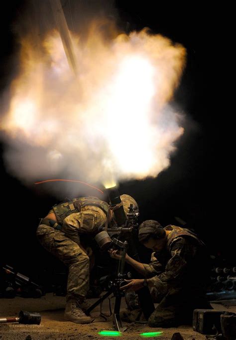 Royal Marines Firing 81mm Mortar Royal Marines With The Mo Flickr