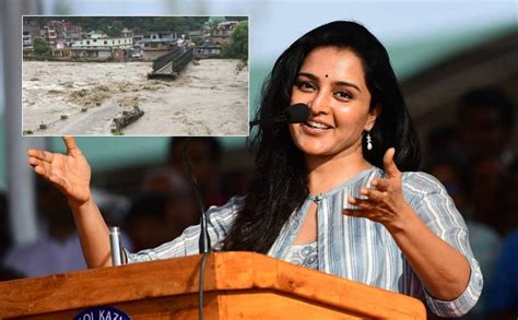 Malayalam Actress Manju Warrier Gets Stuck In Himachal Floods
