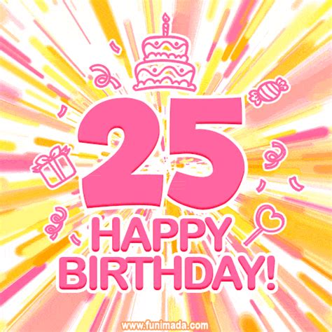 Happy 25th Birthday Animated S