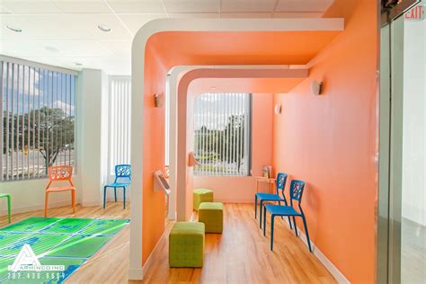 Divided Pediatric Waiting Room For Different Age Groups Dental Office
