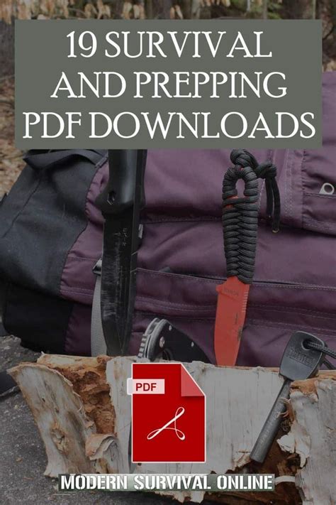 19 Survival And Prepping Pdf Downloads Modern Survival Online