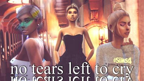 No Tears Left To Cry Look Book Cc Links The Sims 4 Youtube