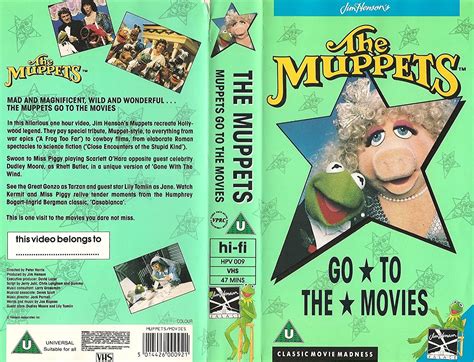 Muppets Go To The Movies Vhs Uk Video