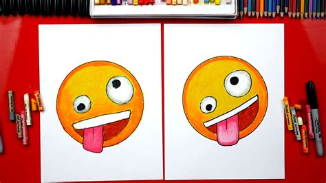 Anime is a popular animation and drawing style that originated in japan. How To Draw The Crazy Face Emoji - Art For Kids Hub