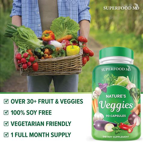 Fruits And Veggies Supplement 90 Fruit And 90 Veggies Capsules 100