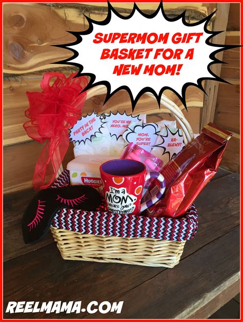 68 best gifts for your mom on mother's day 2021. Supermom gift basket for a new mom - Reelmama.com