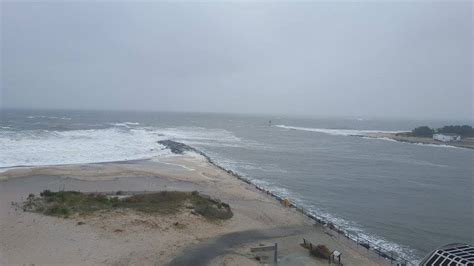 Indian River Inlet At High Tide Around 1230 This Afternoon Delaware