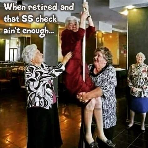 Pole Dance Old Lady Humor Grandma Funny Old Lady Dancing