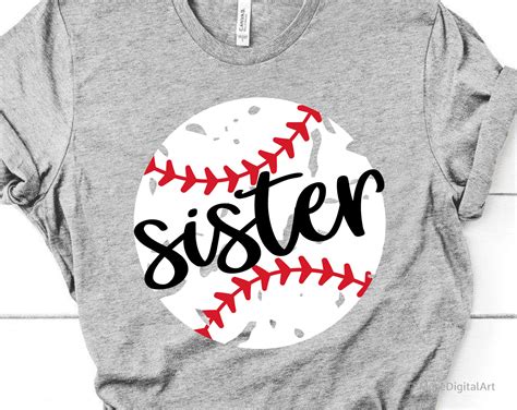 Baseball Sister Svg Little Sister Biggest Fan Baseball Svg Etsy