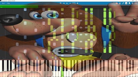 Banjo Kazooie Theme Grant Kirkhope Piano Synthesia Youtube