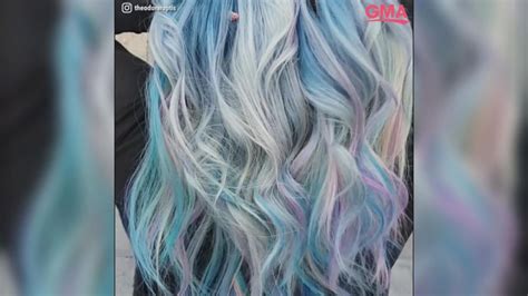 Mesmerizing Opal Hair Is The Newest Beauty Trend On Instagram Video Abc News