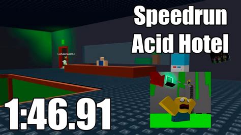 Acid Escape Acid Hotel Speedrun 14691 Roblox Youtube