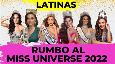 Miss Universo 2022 Las Latinas Dominan La Más Reciente Lista Del Top Ten