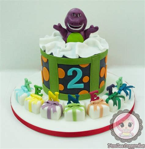 Barney Cake Decorated Cake By Yumzeecuppycakes Cakesdecor